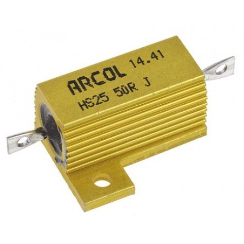 HS 25W 50R J HEATSINK RESISTOR 5% 